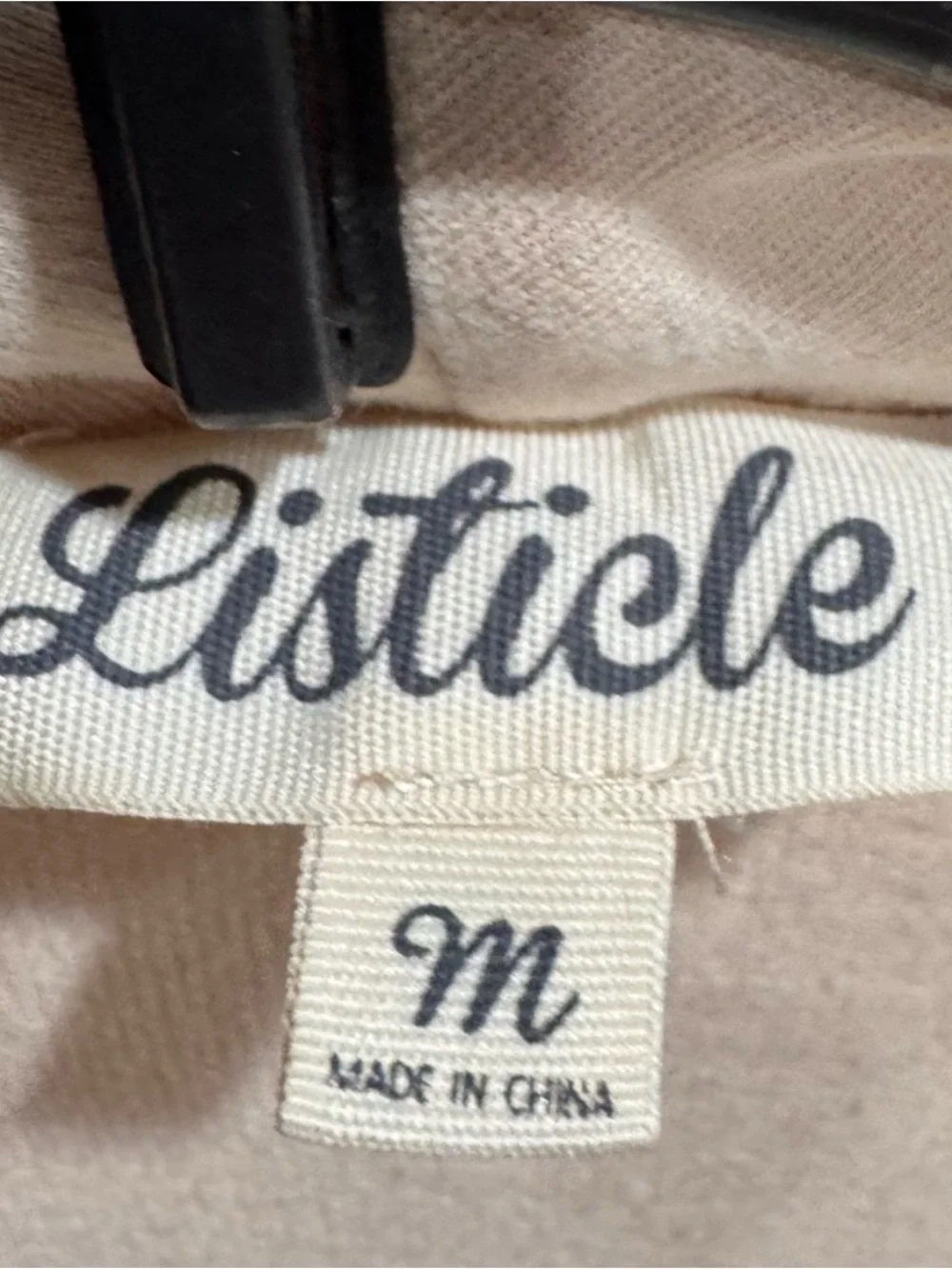 Listicle Open-Front Beige Women's Cardigan - Picture 2 of 5